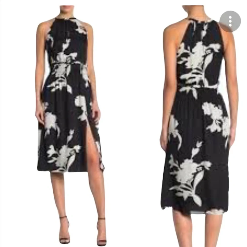 Joie 100% Silk Jerelle Floral Midi Dress size M - Picture 1 of 14